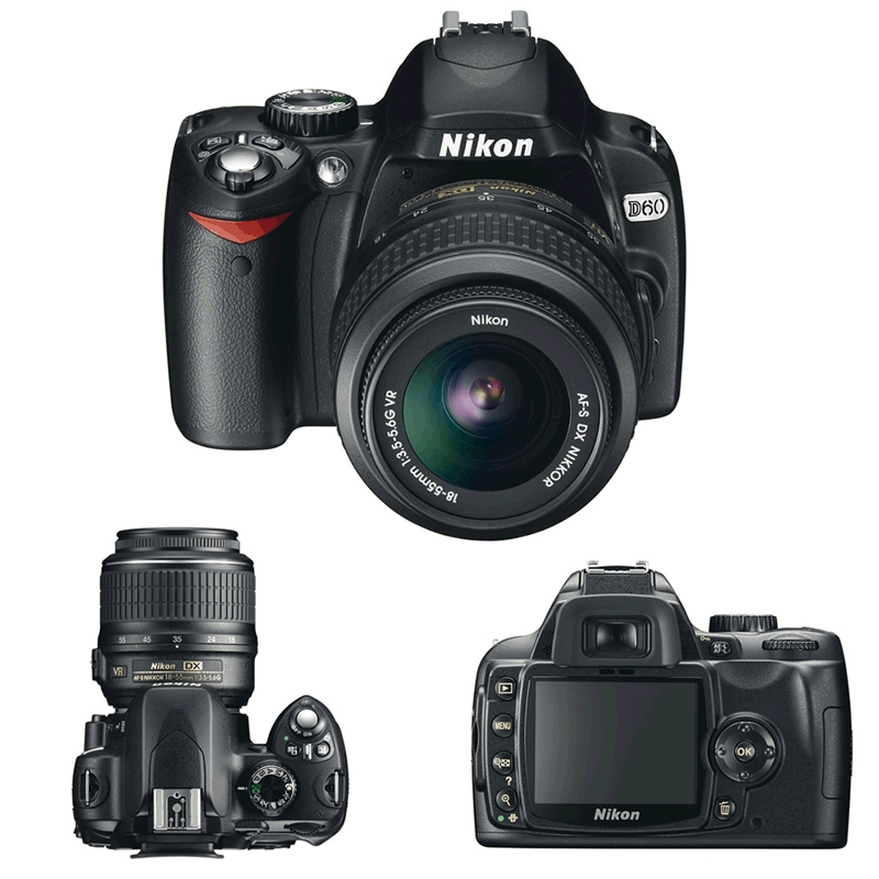 Zrcadlovky Nikon NIKON D60 + AF-S 18-55 DX VR